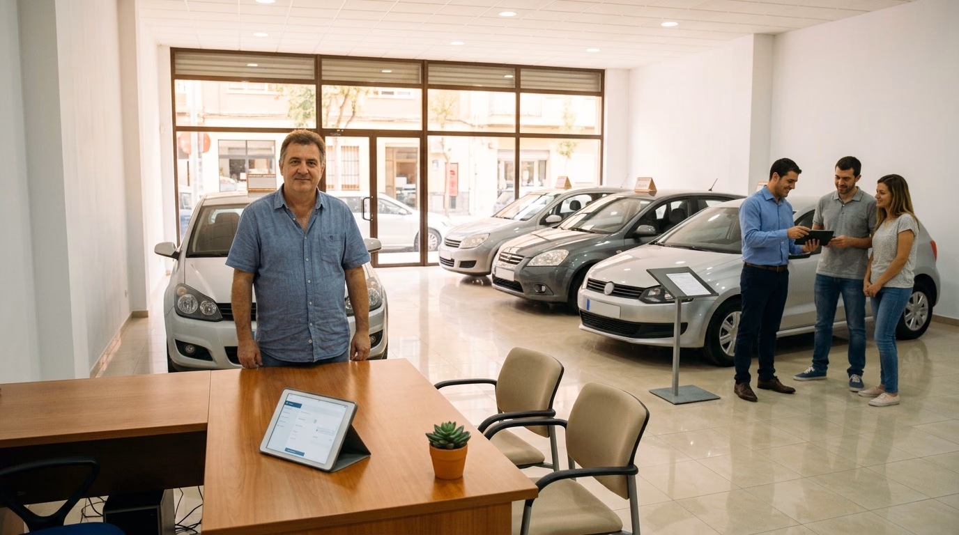 Vídeo del concesionario: recorrido por los coches de la exposición